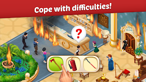 Family Hotel: Renovation & love story match-3 game Screenshot 0