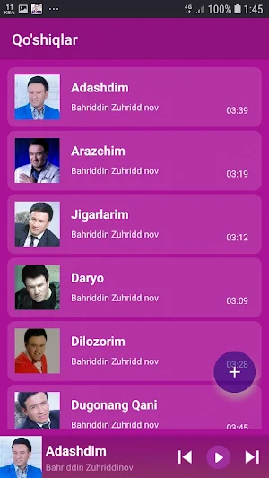 Bahriddin Zuhriddinov qo'shiqlari Screenshot 0
