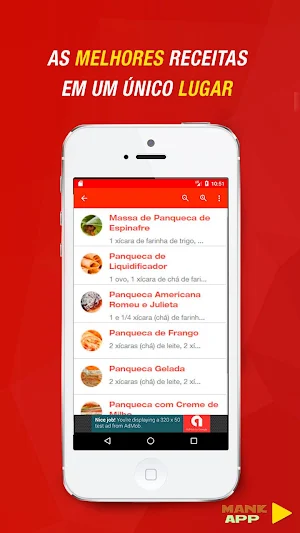 Receitas de Panquecas Screenshot 0