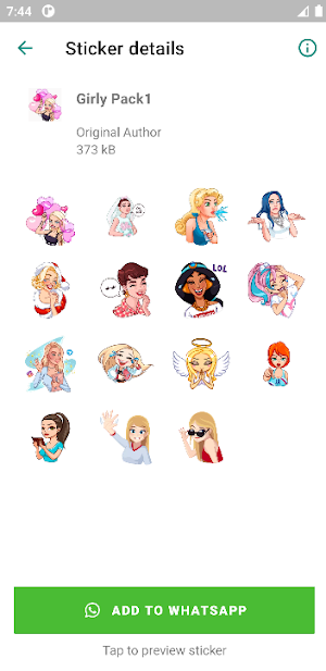 Girly M Sticker Screenshot 1