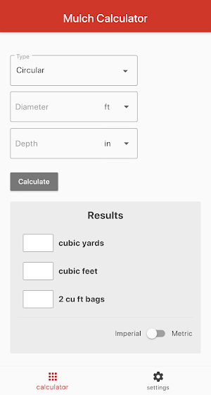 Mulch Calculator Screenshot 1