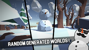 Sledge - snow mountain slide Screenshot 2