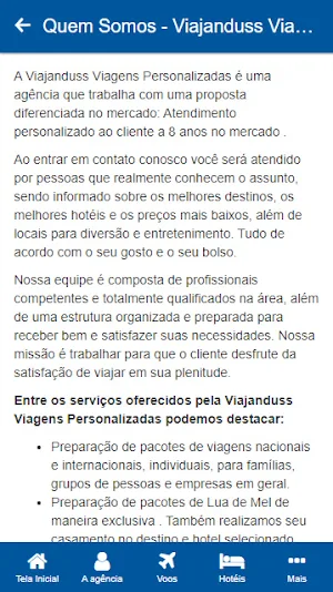 Viajanduss Viagens Screenshot 1