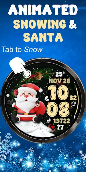 Christmas Santa Snowing 2025 Screenshot 1
