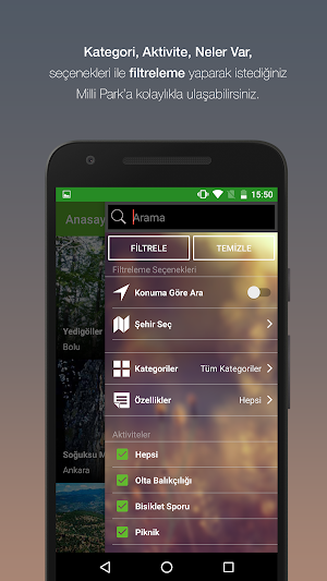 Milli Parklar Screenshot 1