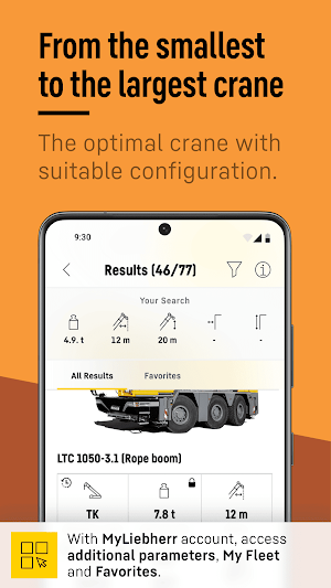 Crane Finder Screenshot 2