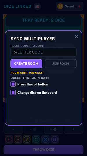 Dice Linked - Synced Rolls Screenshot 1