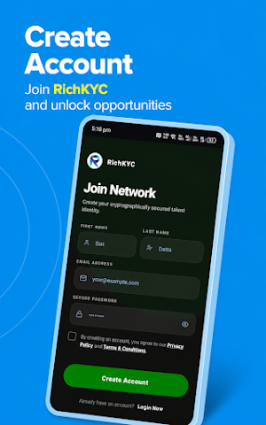 RichKYC - Portfolio & Services Screenshot 1