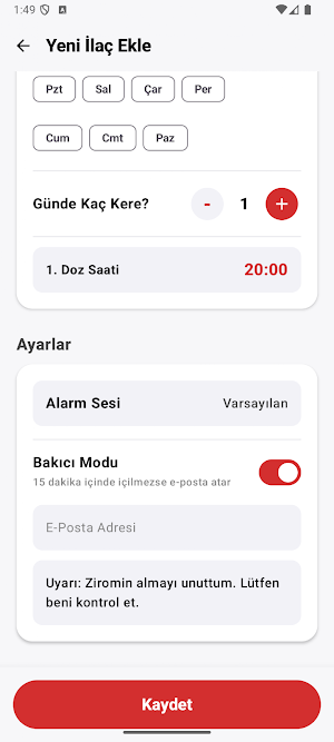 Simple Pill Reminder Screenshot 2