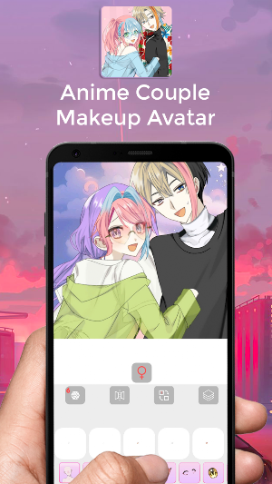 Anime Couple - Makeup Avatar Screenshot 0