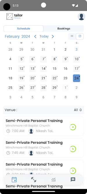 Tailor Fitness Screenshot 3