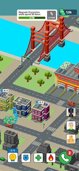 911 Emergency Idle Tycoon Screenshot 1