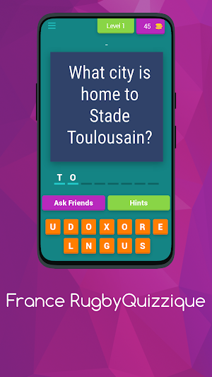 France Rugby Quiz Screenshot 1