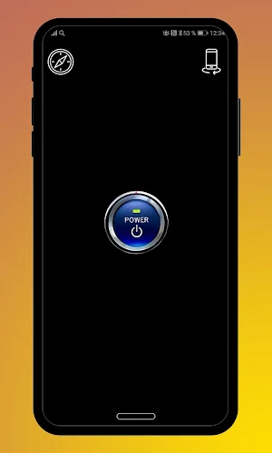 Powerful LED flashlight Screenshot 0