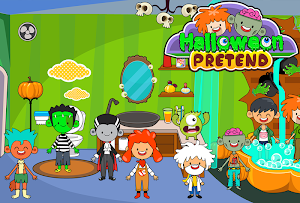 My Pretend Halloween - Trick or Treat Town Friends Screenshot 3