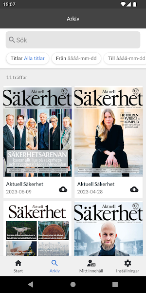 Aktuell Säkerhet Screenshot 1