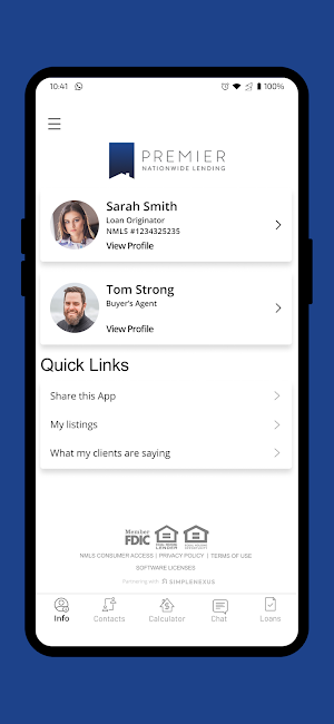 Premier Nationwide Lending Screenshot 0