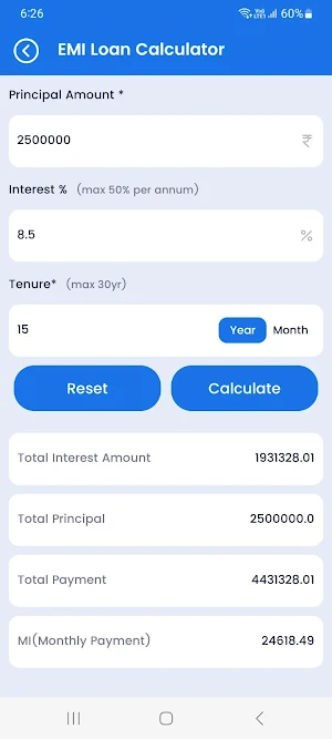 CashLoan - EMI Loan Calculator Screenshot 3