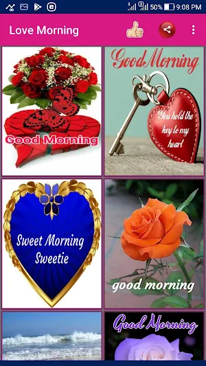 Good Morning with Love Screenshot 1