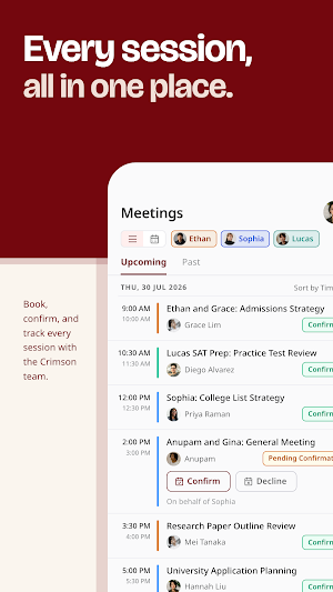 Crimson App Mobile Screenshot 0
