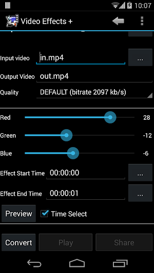 Video Effects + Screenshot 1