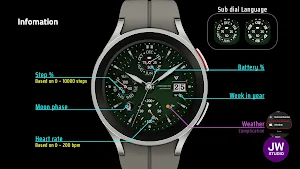 JW103 jwstudio watchface Screenshot 1