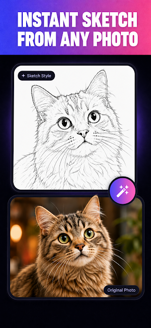 Coloring Book Maker - Sketchy Screenshot 1
