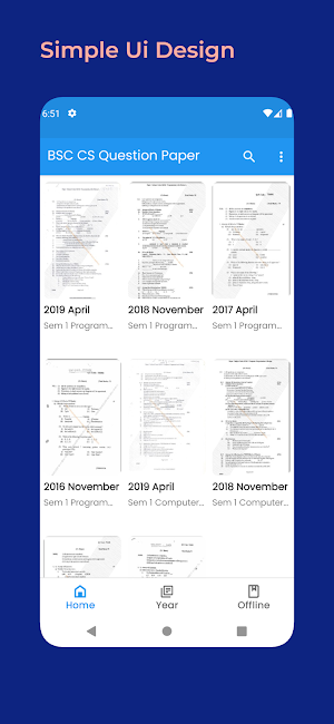 BSC CS Question Papers 2023 Screenshot 0