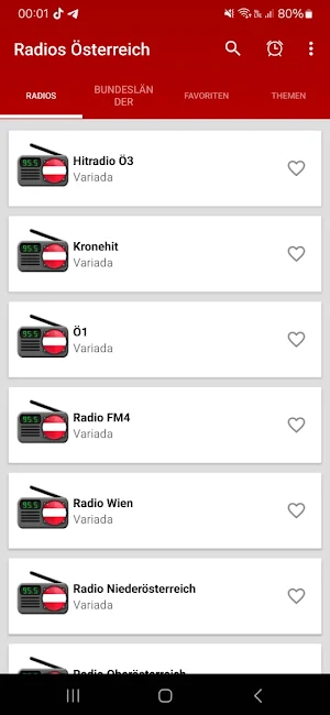 Radio online Österreich Screenshot 2