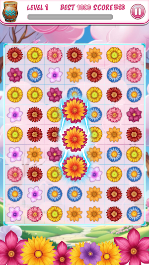 Blossom Forest Match Puzzle Screenshot 2