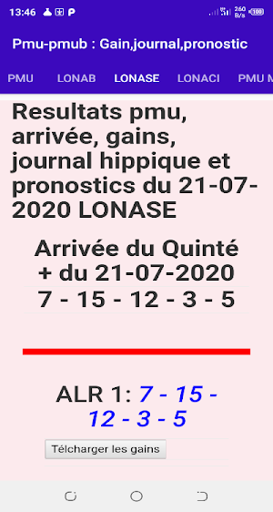 Pmu - pmub: gain, pronostic, journal hippique Screenshot 1