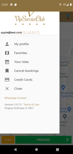 TáxiGov PB Screenshot 2