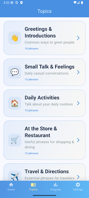 Learn 100 English Phrases Screenshot 2