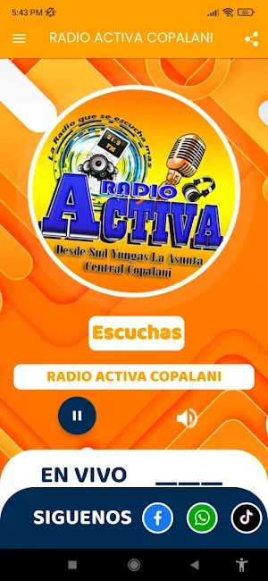 RADIO ACTIVA COPALANI Screenshot 1