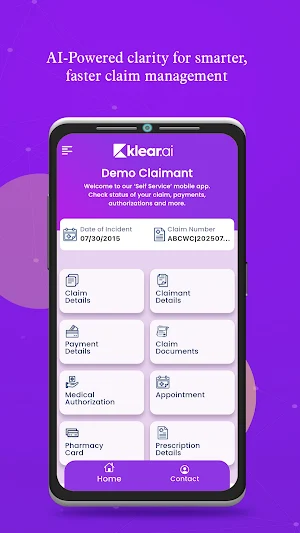 ICS - Claimant App Screenshot 1
