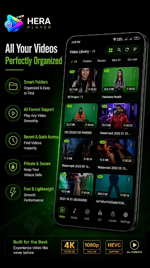 Hera Player - Music & Video Screenshot 1