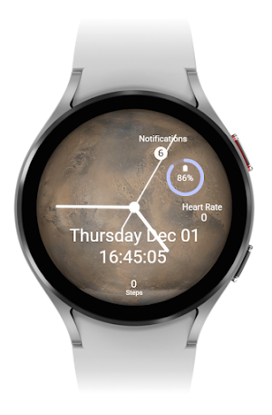 Milky Way Planets Watch Face Screenshot 1