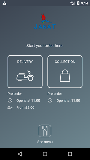 Janat Restaurant Salford Screenshot 0