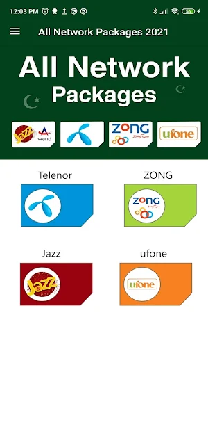 All Network Packages 2021 | All Sim Packages 2021 Screenshot 0
