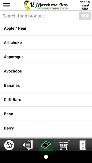 V. Marchese Checkout Screenshot 3