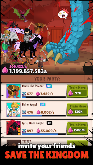 Hero Hero Clicker - Idle Game Screenshot 1