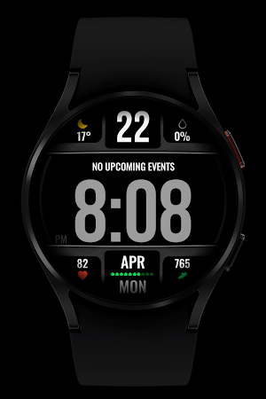 WR 018 Digital Watch Face Screenshot 3