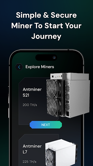 Orix Miner - Rent Coin Miners Screenshot 1