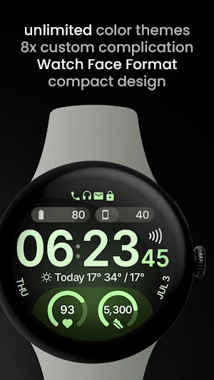 TrackMate Watch Face Screenshot 1