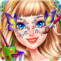 School Girls Face Paint Party