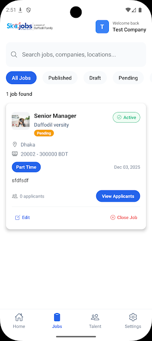 Skill Jobs Recruiter Screenshot 0