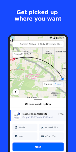 GoDurham ACCESS Screenshot 1