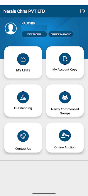 NERALU CHITS MEMBER MODULE Screenshot 1