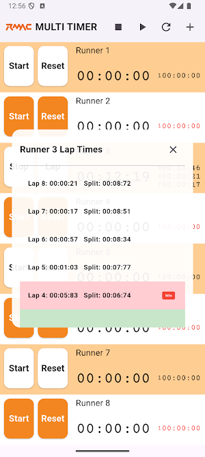 RMAC MULTITIMER Screenshot 1