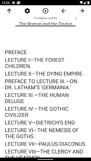 Book, The Roman and the Teuton Screenshot 0